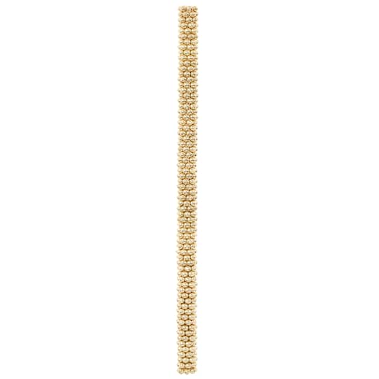 Gold Bump Metal Rondelle Beads, 8mm by Bead Landing™